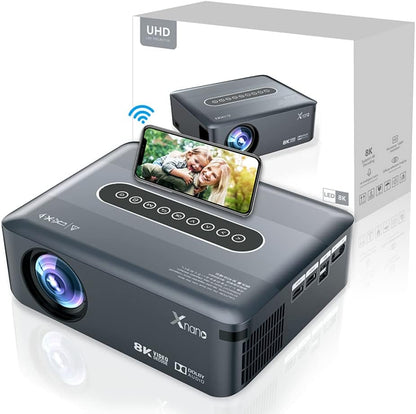 X1 8K 4K 1920*1080P Projector Amlogic T972 300ANSI Dual wifi BT5.0 HDR10+ Voice Control Portable Home Media Video - MAGCUBIC