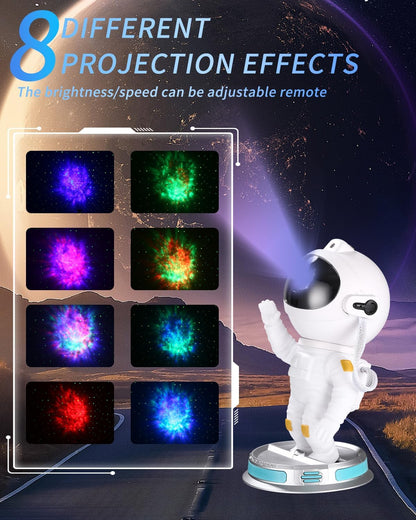 Astronaut Galaxy Star Projector Night Light for Kids with Timer and Remote Control Nebula Projector Lamp for Bedroom and Ceiling - magcubicvision.com