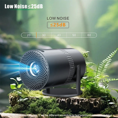 P300 Mini Projector 4K Android11 WiFi 180° Rotatable Smart TV 720P Cinema Portable Outdoor Compatible with SAMSUNG XiaoMi Iphone Proyector for 1080P 8K Movie - Magcubic Projector