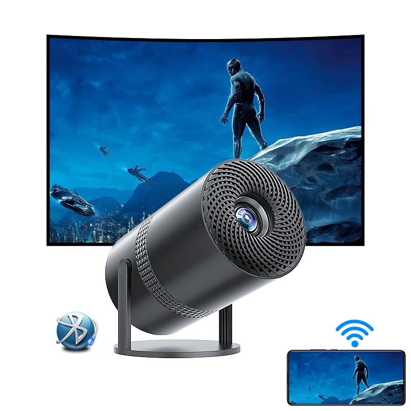 P300 Mini Projector 4K Android11 WiFi 180° Rotatable Smart TV 720P Cinema Portable Outdoor Compatible with SAMSUNG XiaoMi Iphone Proyector for 1080P 8K Movie - Magcubic Projector